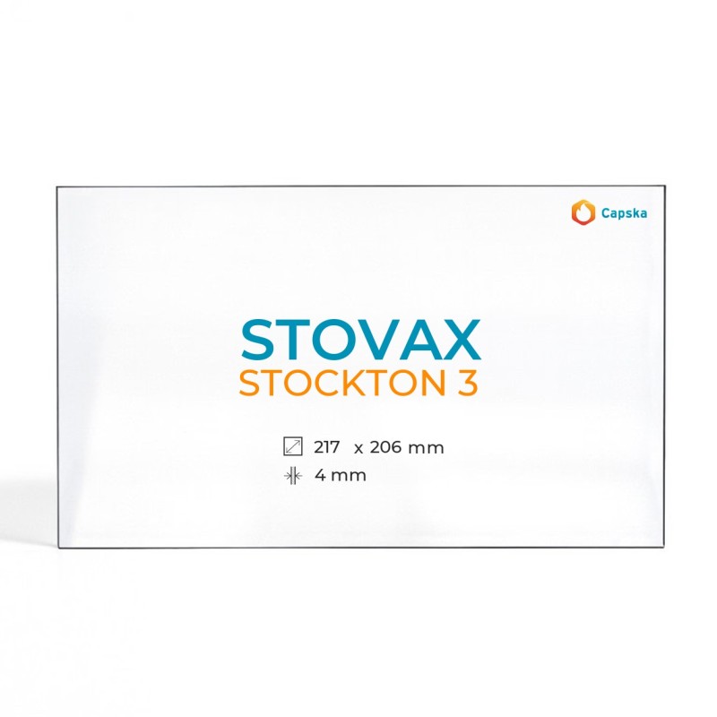 Vetro Stovax STOCKTON 3 - Vetro Rettangolo per stufa a legna