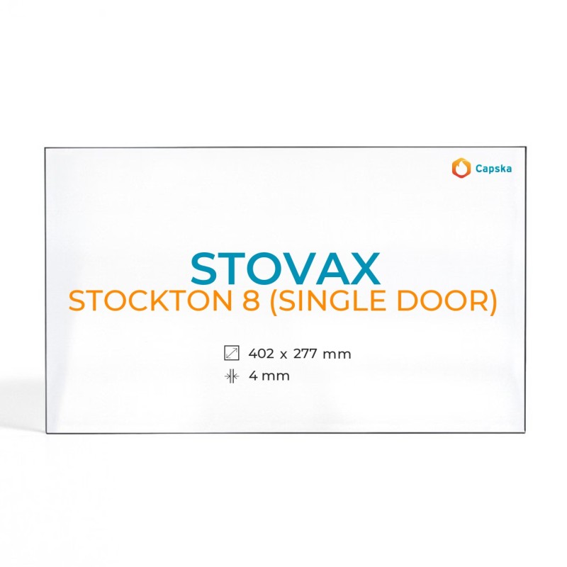 Vitre Stovax STOCKTON 8 - Rectangle pour poêle à bois