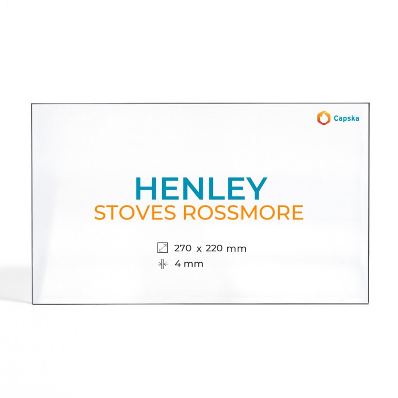 Henley STOVES ROSSMORE Glass Panel - Quality Replacement