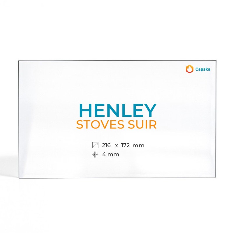 Vitre Henley STOVES SUIR - Verre Rectangle pour poêle à bois