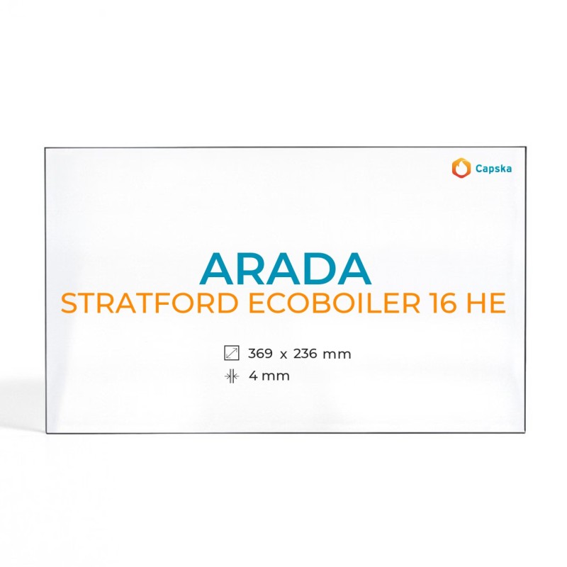 Arada STRATFORD ECOBOILER 16 HE Glass - Rectangular Panel