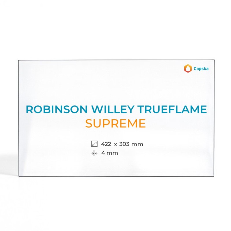 Robinson Willey Trueflame SUPREME Glass - Rectangular Panel