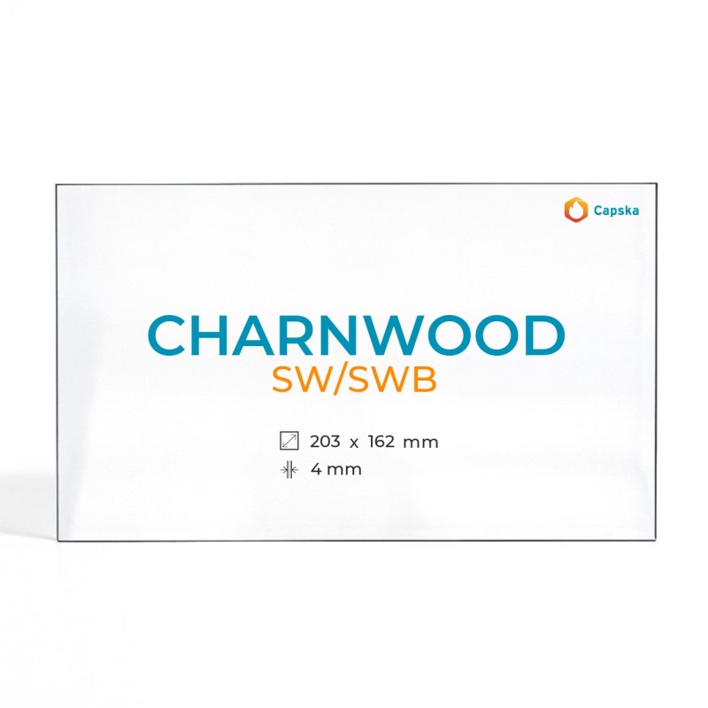 Vitre Charnwood SW/SWB - Verre Rectangle pour poêle à bois