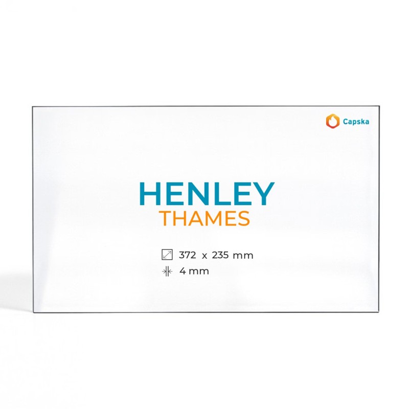 Vitre Henley THAMES - Verre Rectangle pour poêle à bois