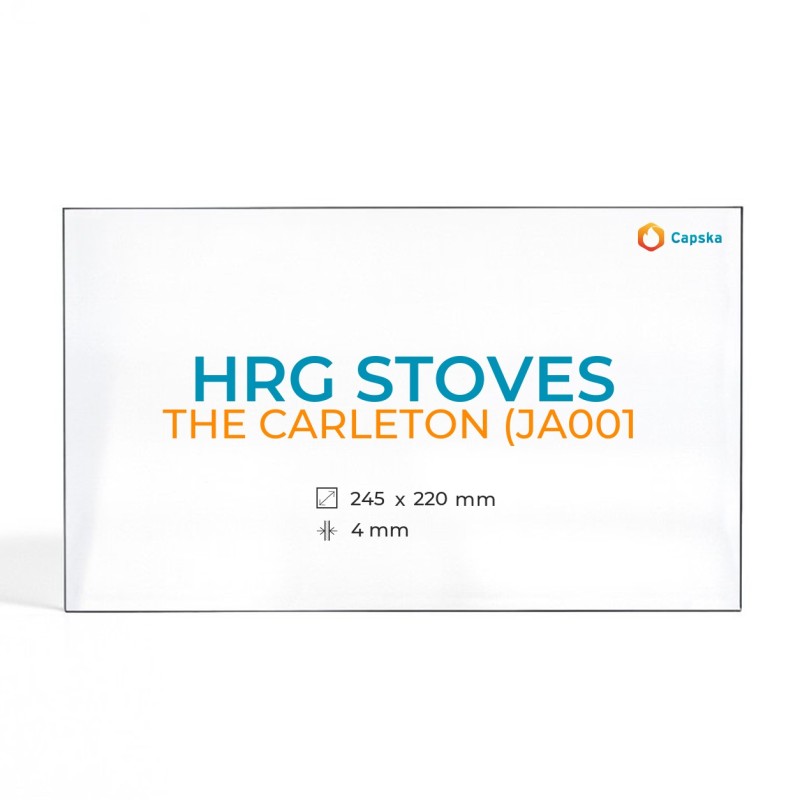 HRG Stoves The Carleton JA001 Glass Panel - Rectangular Shape