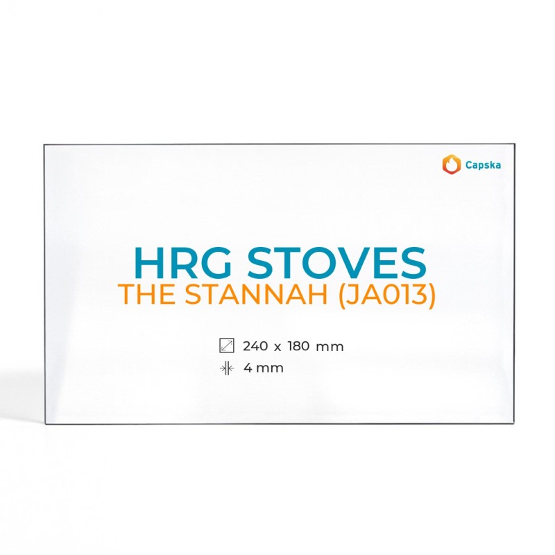 HRG Stoves THE STANNAH (JA013) Glass Panel - Rectangular Shape