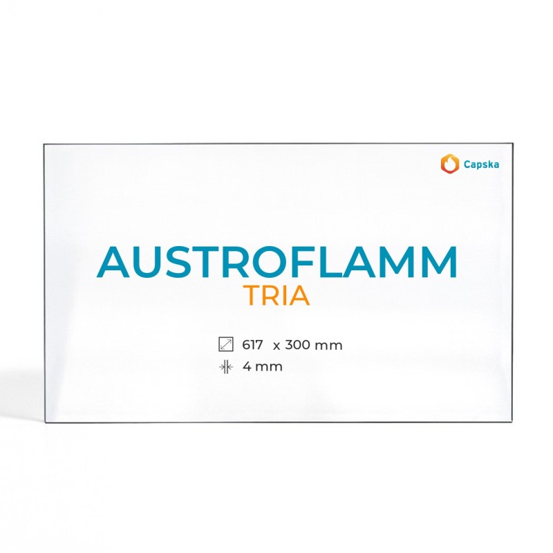 Austroflamm TRIA Glass Panel - Rectangular for Wood Burning Stove
