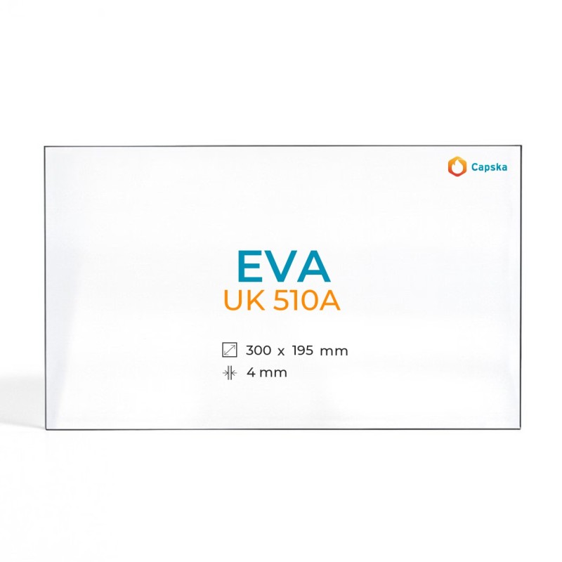 Eva UK 510A Glass Panel for Wood Burning Stove - Rectangular Shape