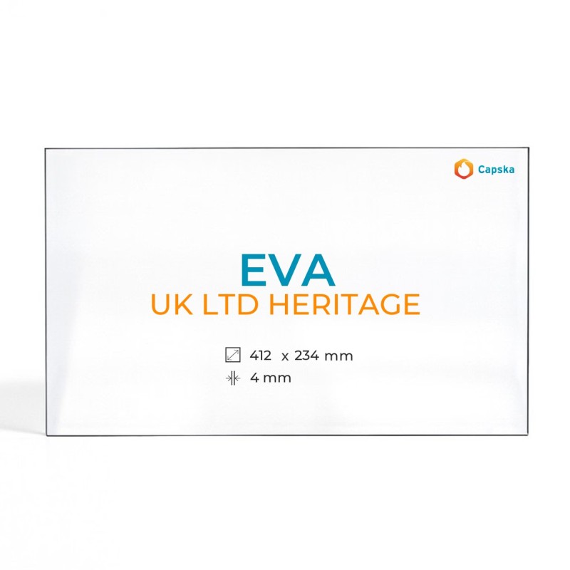 Vitre Eva UK LTD HERITAGE - Verre Rectangle pour poêle à bois