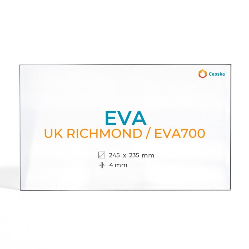 EVA UK RICHMOND / EVA700 Glass Panel for Wood Burning Stove