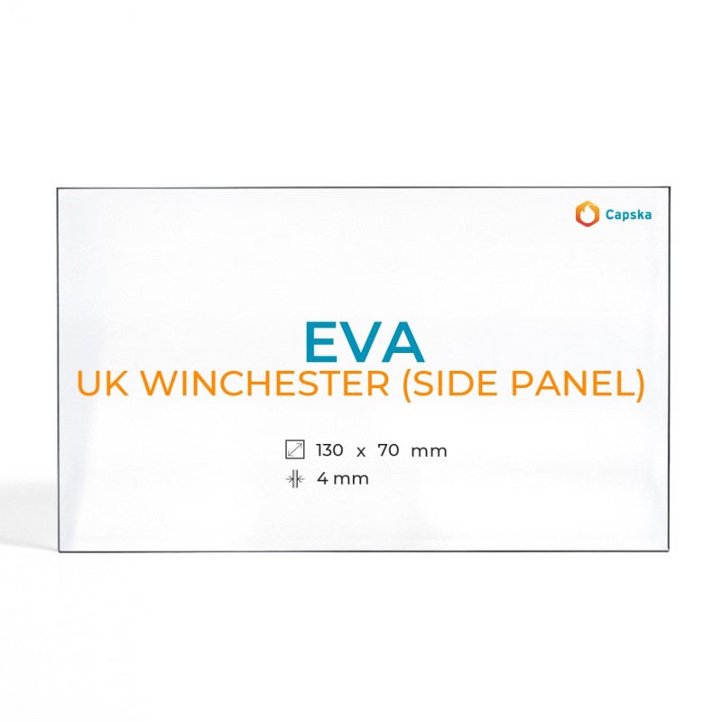 EVA UK WINCHESTER Glass Panel for Wood Burning Stove