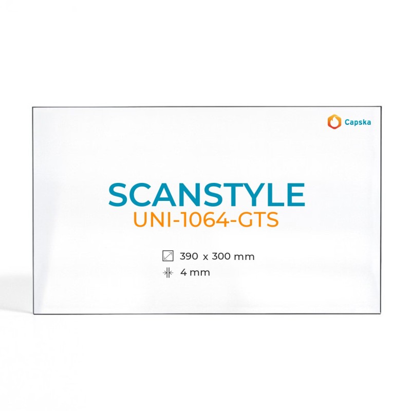 Vitre Scanstyle UNI-1064-GTS - Verre Rectangle pour poêle à bois