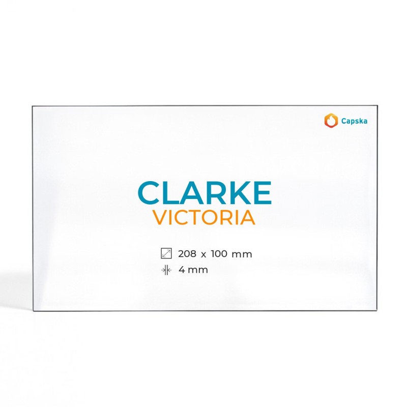 Vetro Clarke VICTORIA - Vetro Rettangolo per stufa a legna