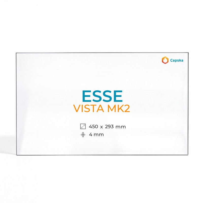 Esse VISTA MK2 Glass Panel for Wood Burning Stove