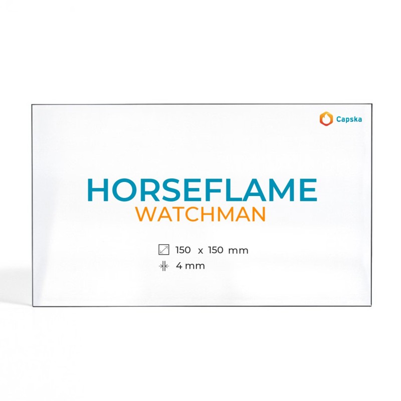Vitre Horseflame WATCHMAN - Verre Rectangle pour poêle à bois