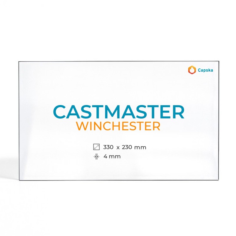 Vitre Castmaster WINCHESTER - Verre Rectangle pour poêle à bois