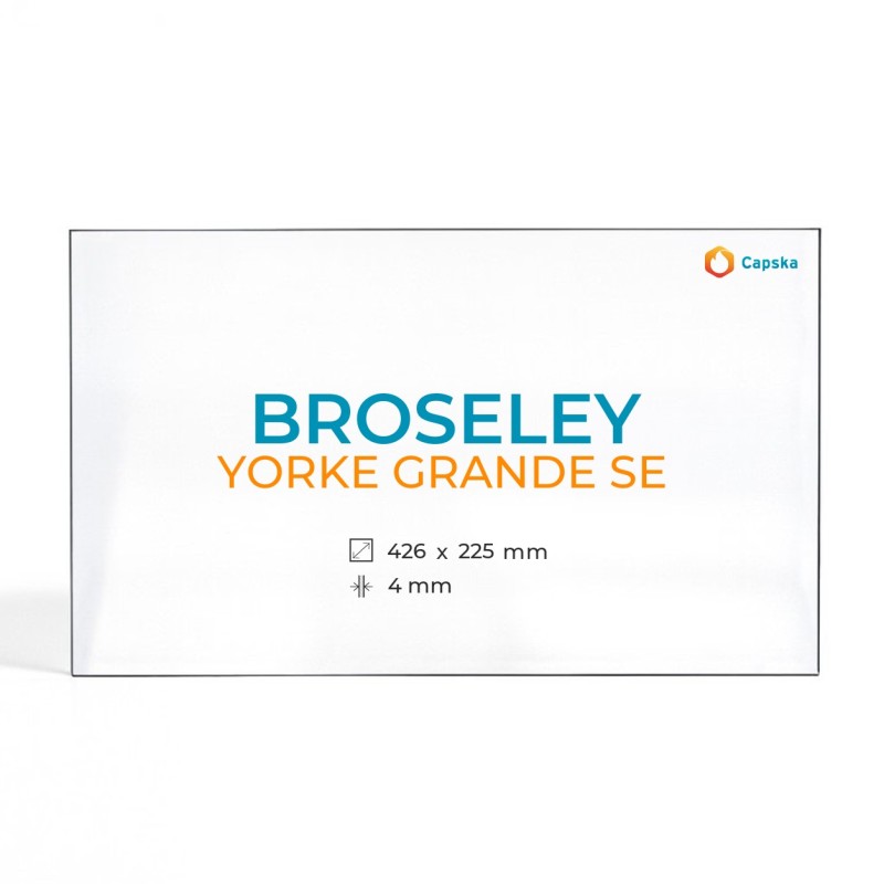 Vetro Broseley YORKE GRANDE SE - Vetro Rettangolo per stufa a legna