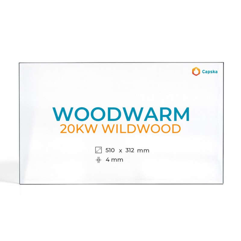 Woodwarm 20KW WILDWOOD Glass - Rectangular Panel