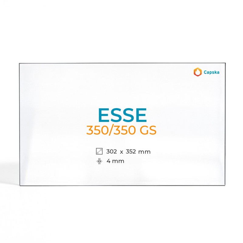 ESSE 350/350 GS Glass Panel for Wood Burning Stove