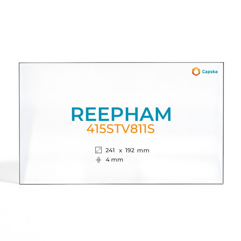 Vitre Reepham 415STV811S - Verre Rectangle pour poêle à bois