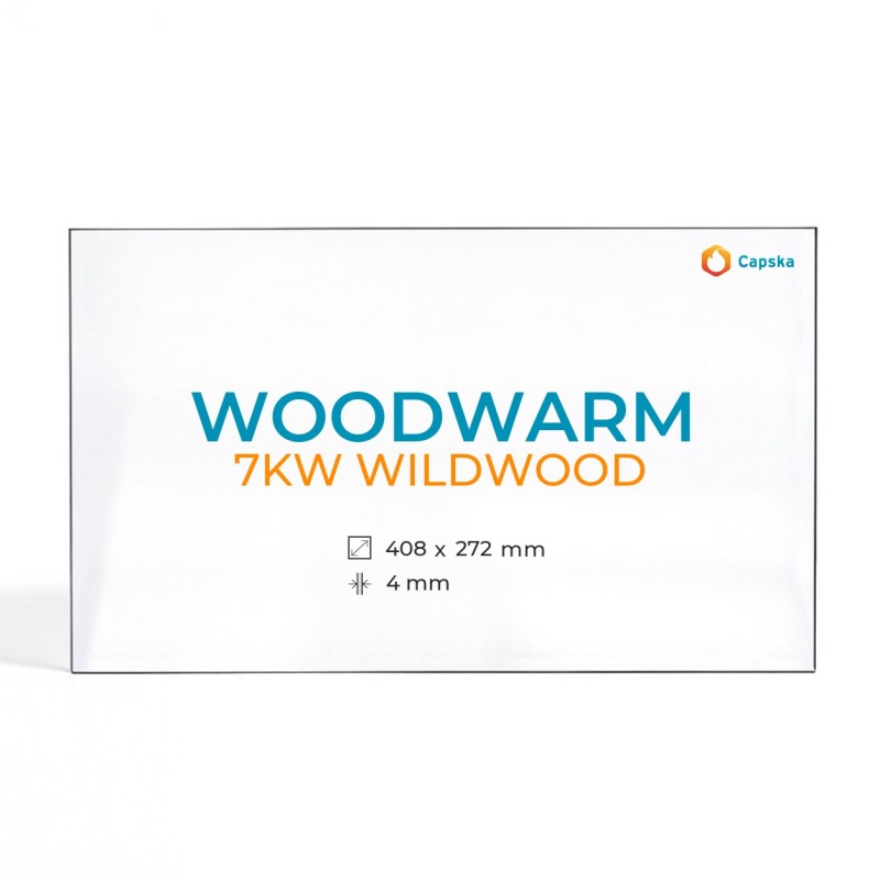 Vetro Woodwarm 7KW WILDWOOD - Vetro Rettangolo per stufa a legna