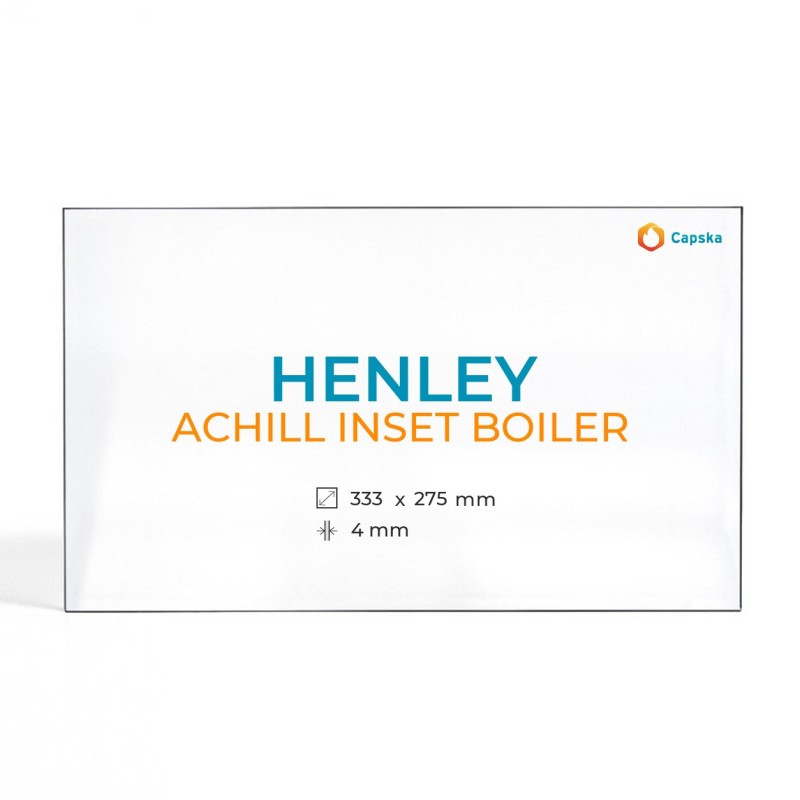 Vitre Henley ACHILL INSET BOILER - Verre Rectangle pour poêle à bois