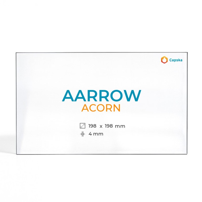 Aarrow ACORN Glass - Rectangular Panel for Wood Burning Stove