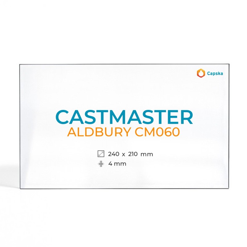 Castmaster ALDBURY CM060 Glass Panel for Wood Burning Stove