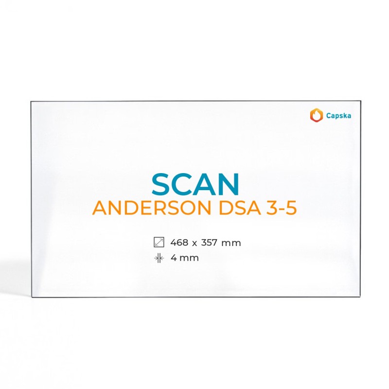 Vitre Scan ANDERSON DSA 3-5 - Verre Rectangle pour insert