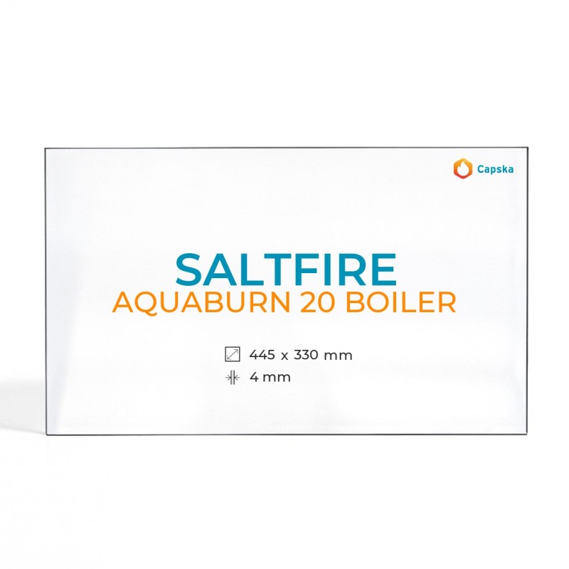 Saltfire AQUABURN 20 Boiler Glass Panel | Rectangular Shape
