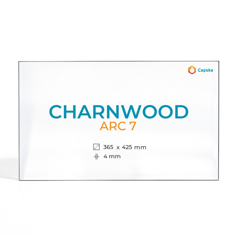 Charnwood ARC 7 Glas - Rechteck Kaminglas für Kaminofen | Kaufen Sie jetzt!