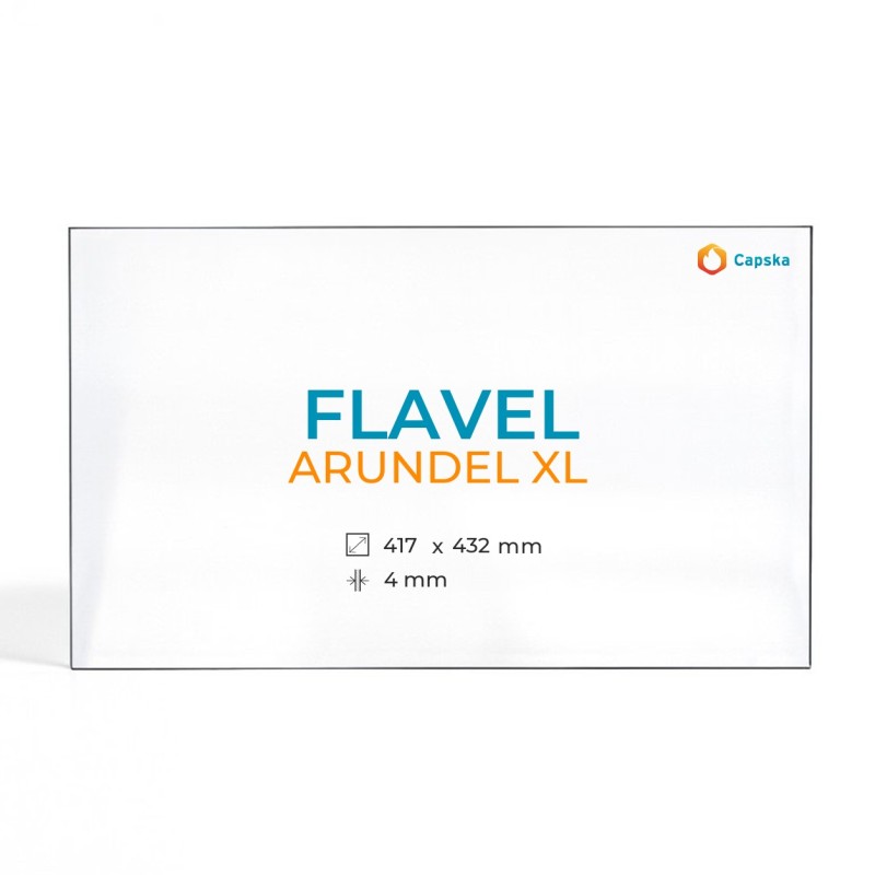 Vitre Flavel ARUNDEL XL - Verre Rectangle pour poêle à bois