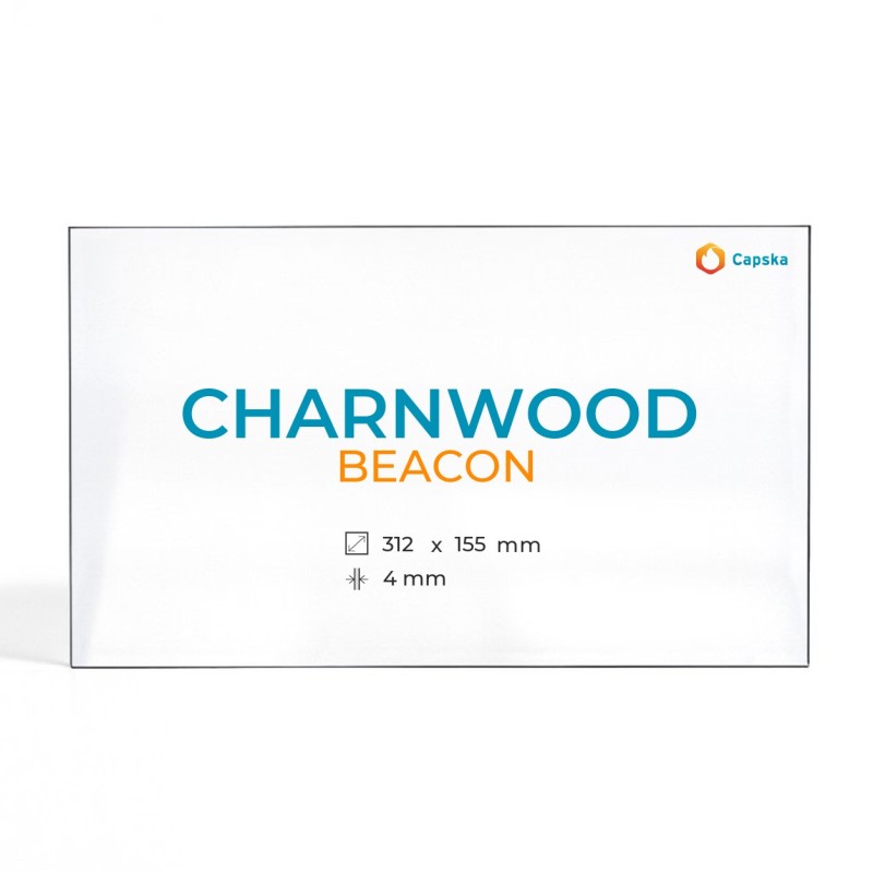 Charnwood BEACON Glass Panel - Rectangular for Wood Burning Stove