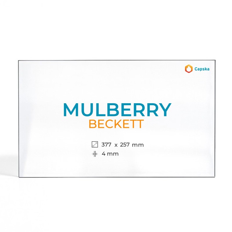 Vitre Mulberry BECKETT - Verre Rectangle pour poêle à bois