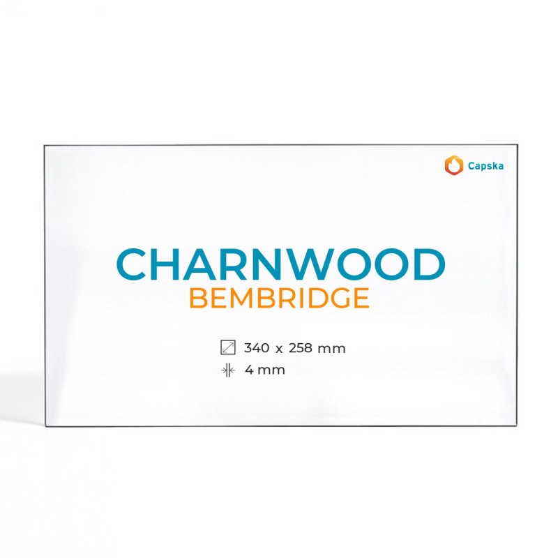 Vitre Charnwood BEMBRIDGE - Verre Rectangle pour poêle à bois