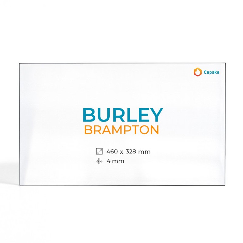 Vitre Burley BRAMPTON - Verre Rectangle pour poêle à bois