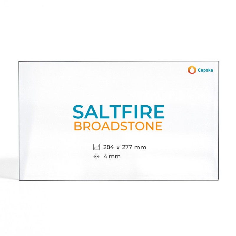 Vitre Saltfire BROADSTONE - Verre Rectangle pour poêle à bois