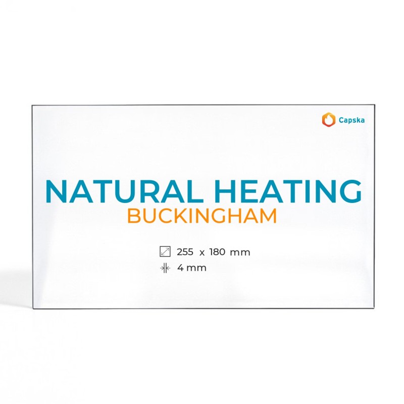 Natural Heating BUCKINGHAM Glass - Rectangular Panel