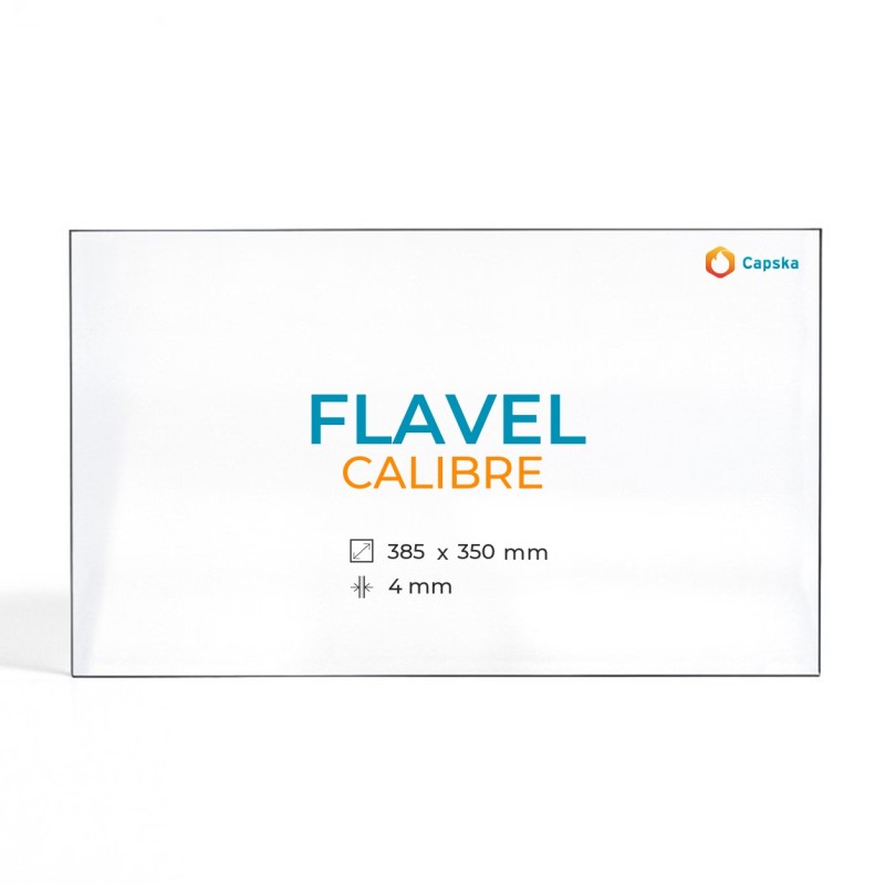 Vetro Flavel CALIBRE - Vetro Rettangolo per stufa a legna