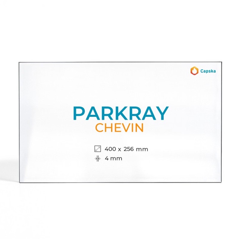 Parkray CHEVIN Glass - Rectangular Panel for Wood Burning Stove