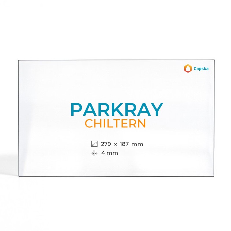 Vitre Parkray CHILTERN - Verre Rectangle pour poêle à bois