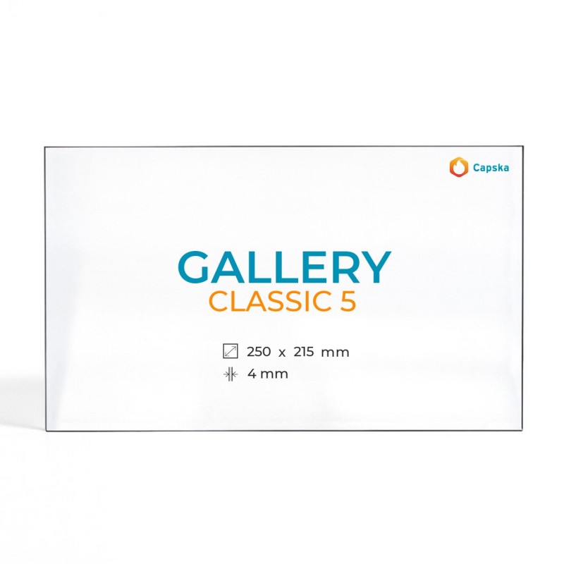 Vetro Gallery CLASSIC 5 - Vetro Rettangolo per stufa a legna