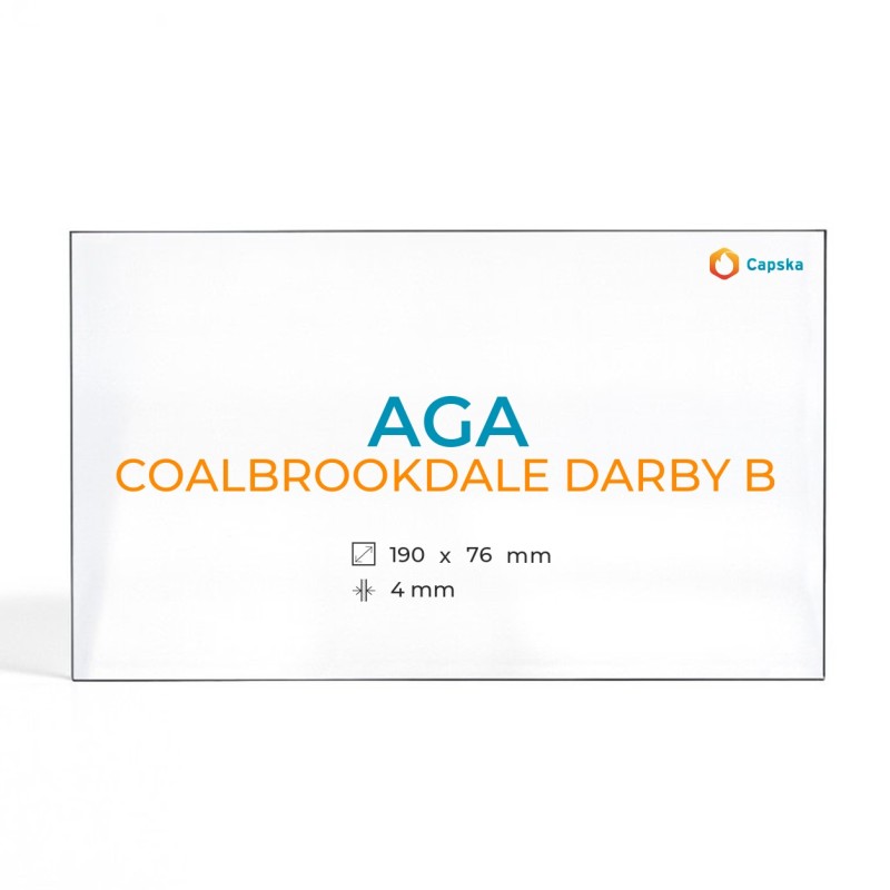 Aga COALBROOKDALE DARBY B Glas - Kaminglas für Kaminofen