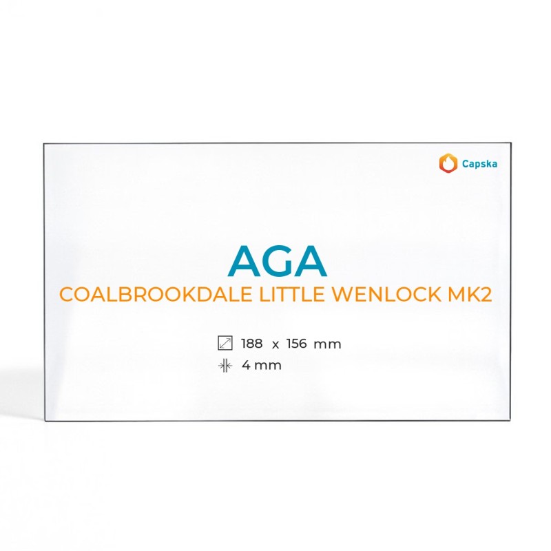 Aga COALBROOKDALE LITTLE WENLOCK MK2 Glass Panel