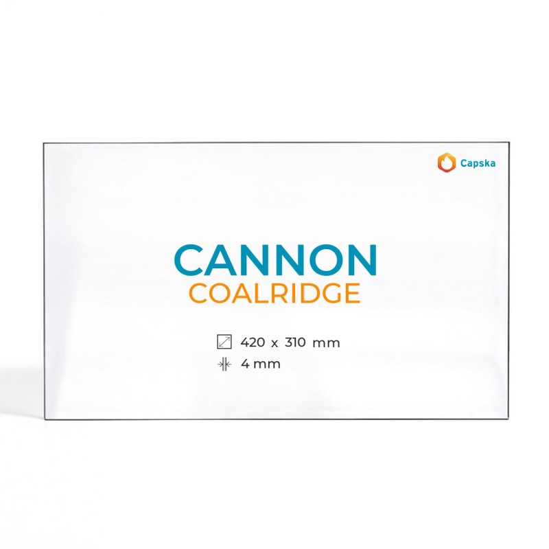 Vitre Cannon COALRIDGE - Verre Rectangle pour poêle à bois