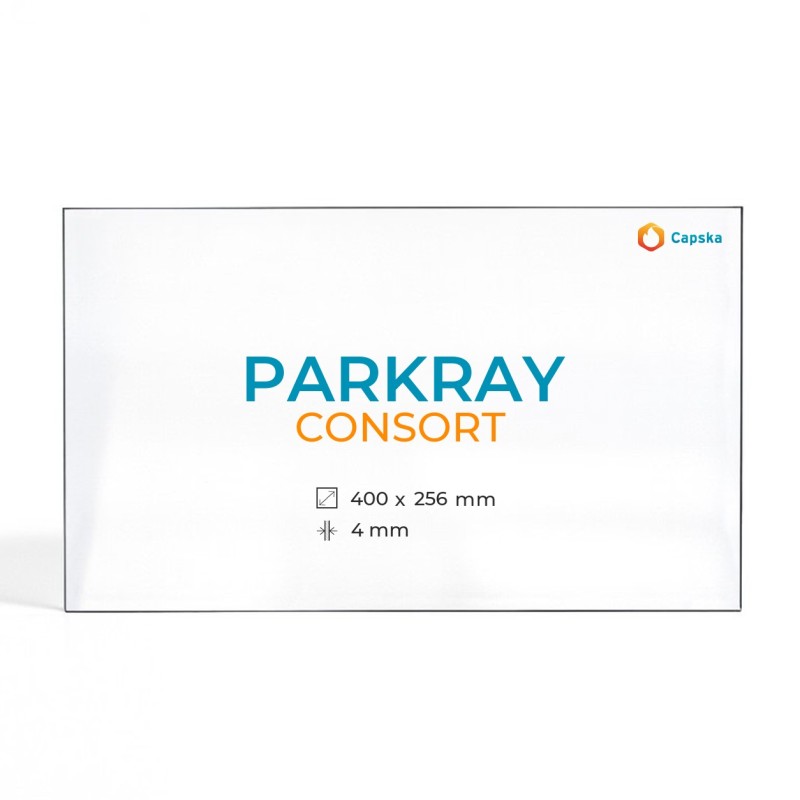 Parkray CONSORT Glass - Rectangular Panel for Wood Burning Stove