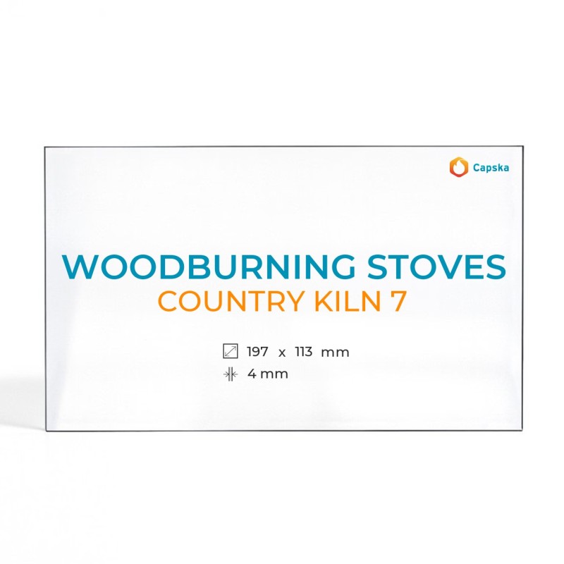 Vidre per estufa de llenya COUNTRY KILN 7 - Cristall Woodburning Stoves
