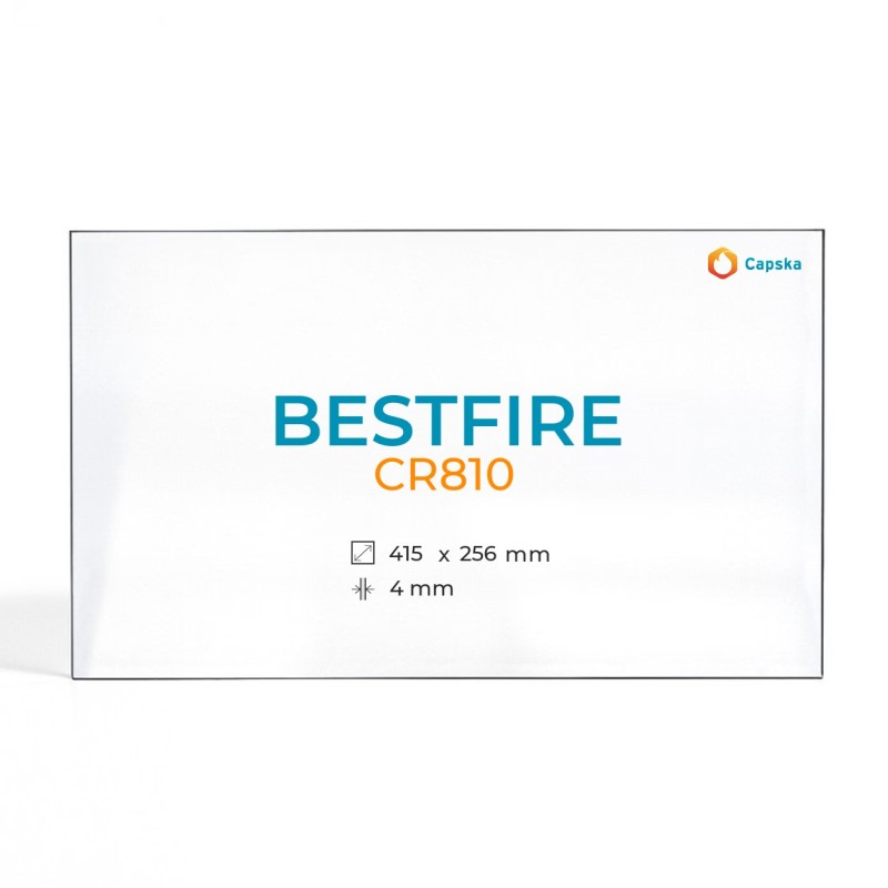 Bestfire CR810 Glass Panel for Wood Burning Stove