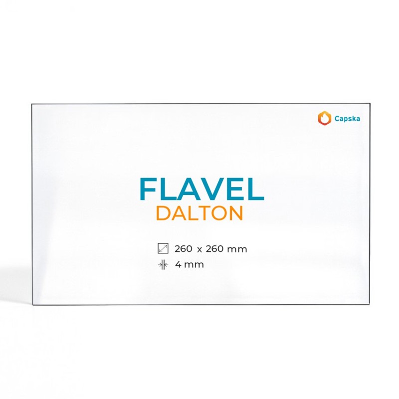 Vetro Flavel DALTON - Vetro Rettangolo per stufa a legna