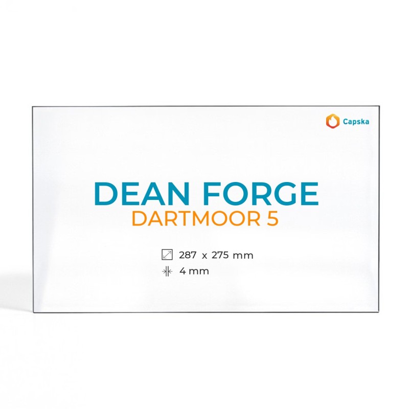 Vitre Dean Forge DARTMOOR 5 - Verre pour poêle à bois